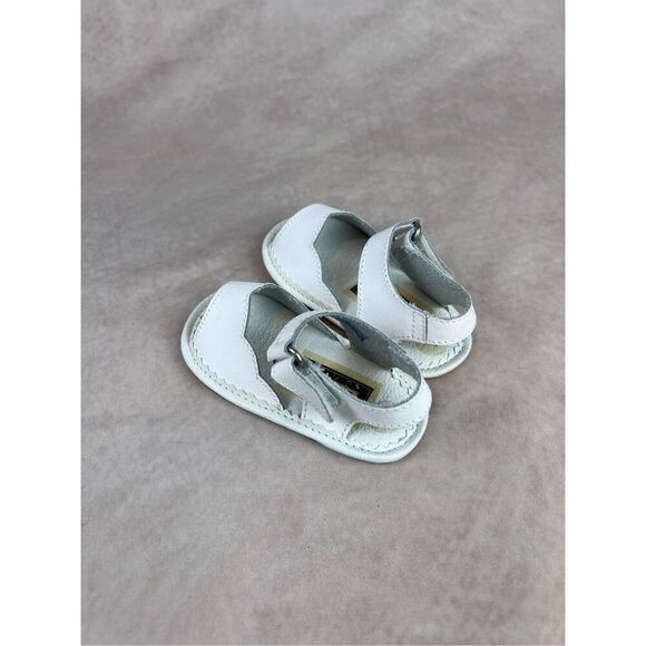 Vintage Lamour L’amour White Mary Janes Baby Shoes Size 1 - Picture 2 of 8